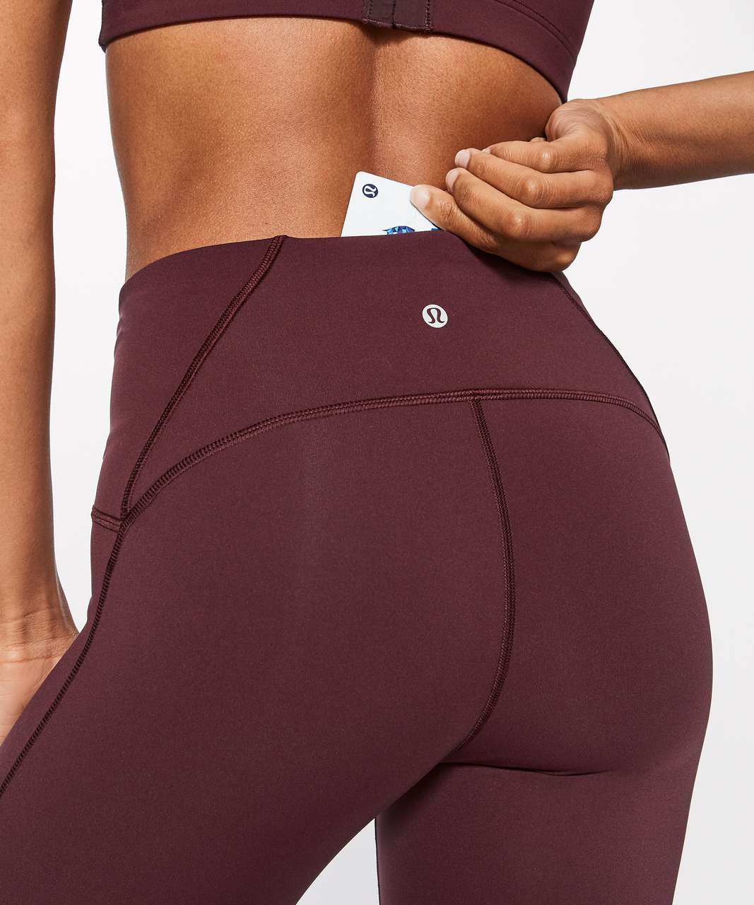 Lululemon Train Times 7/8 Pant *25" - Garnet