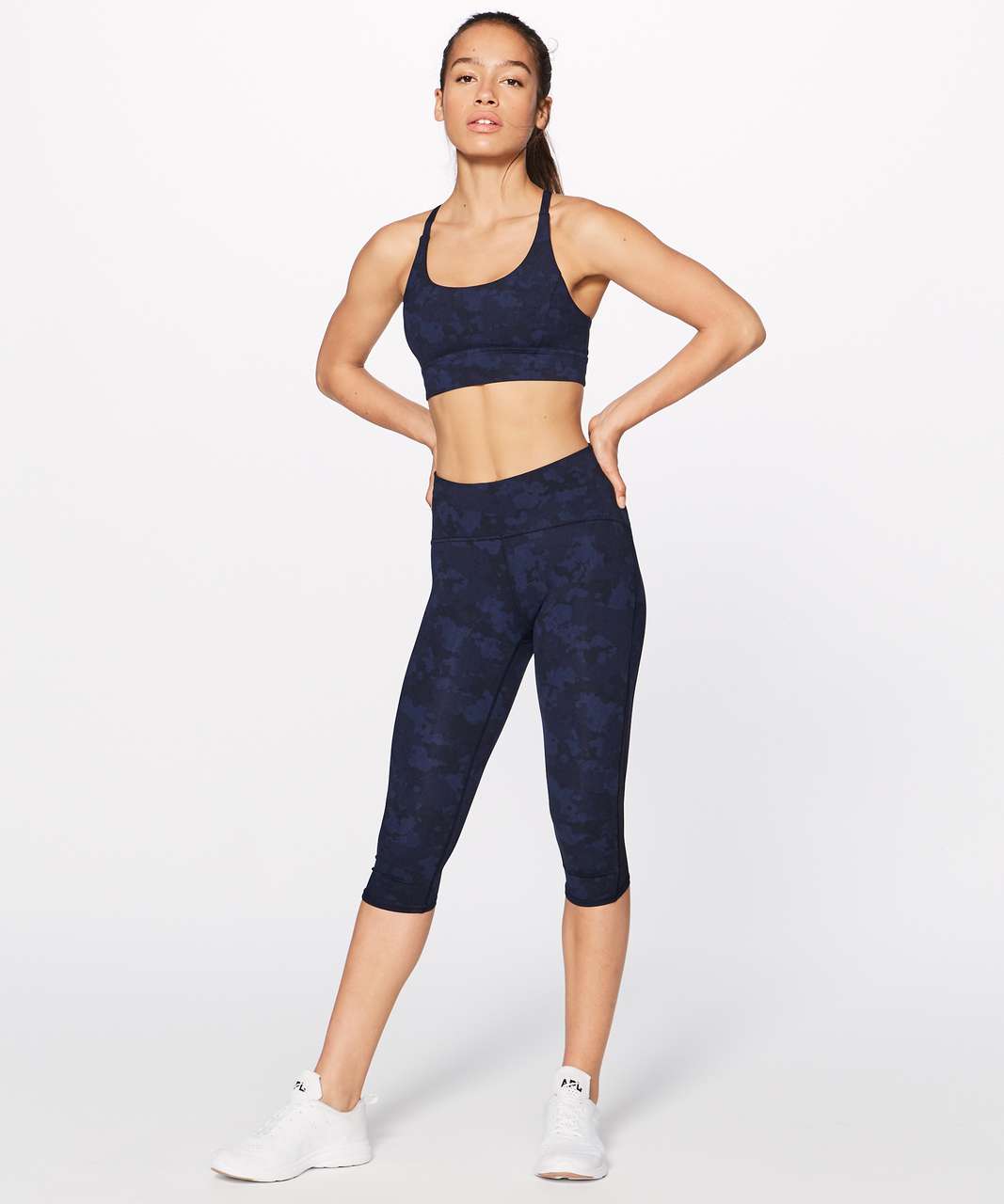 Lululemon Train Times Bra - Wee Are From Space Alpine White