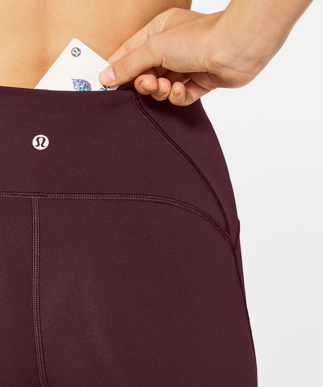 Lululemon Train Times Crop (17") - Garnet