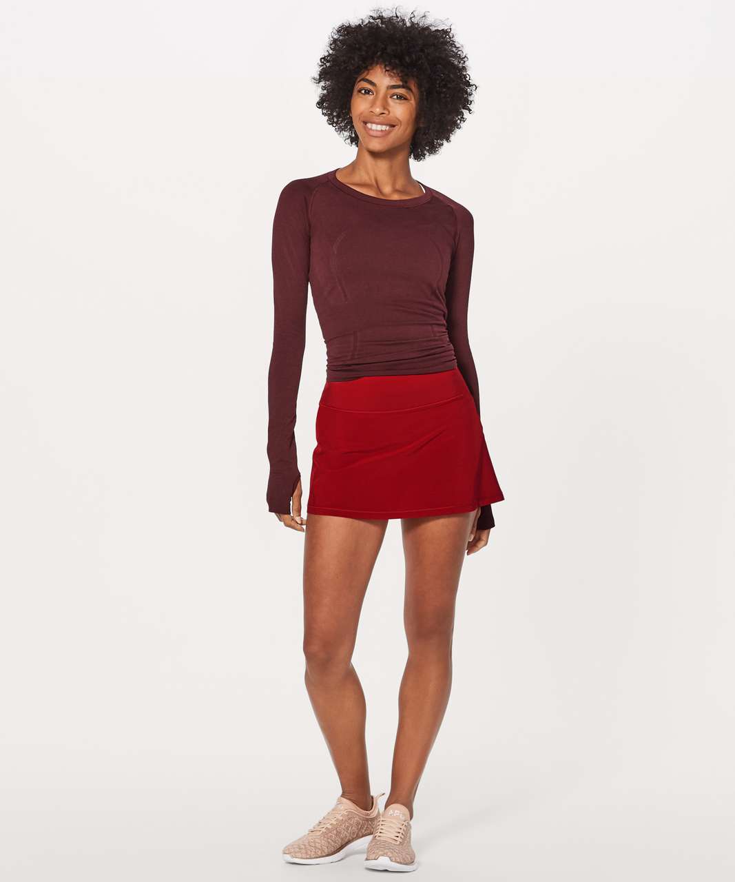 Lululemon Circuit Breaker Skirt II (Regular) (13") - Scarlet