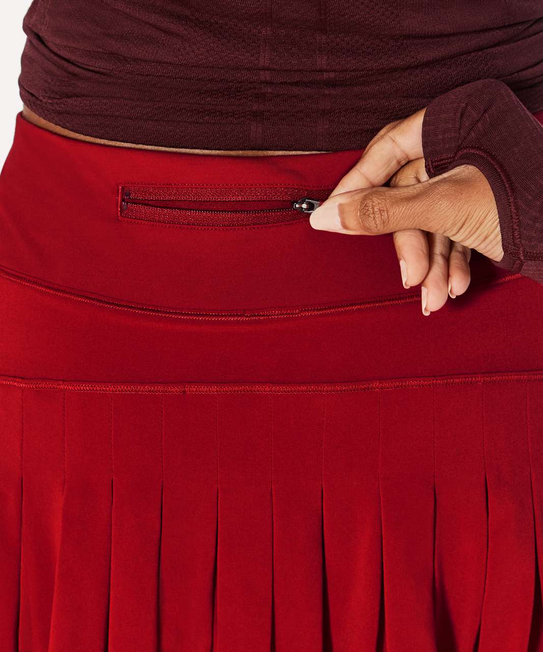 Lululemon Circuit Breaker Skirt II (Regular) (13") - Scarlet