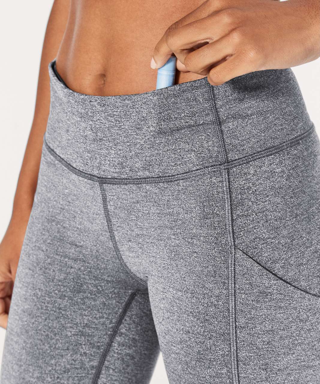 Lululemon Speed Tight II - Giant Herringbone Black Heathered Black