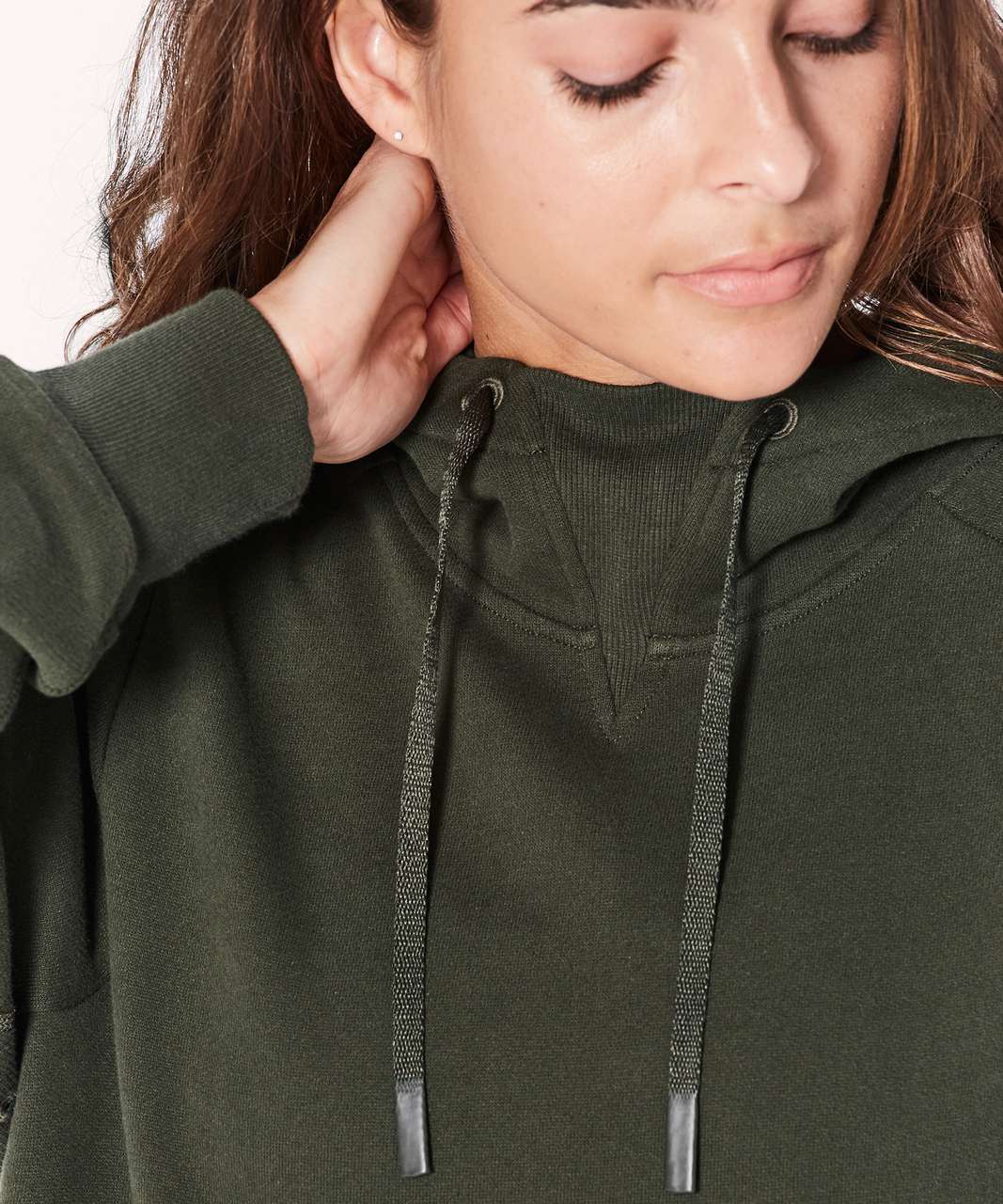 Lululemon Warm For Winter Hoodie - Dark Olive