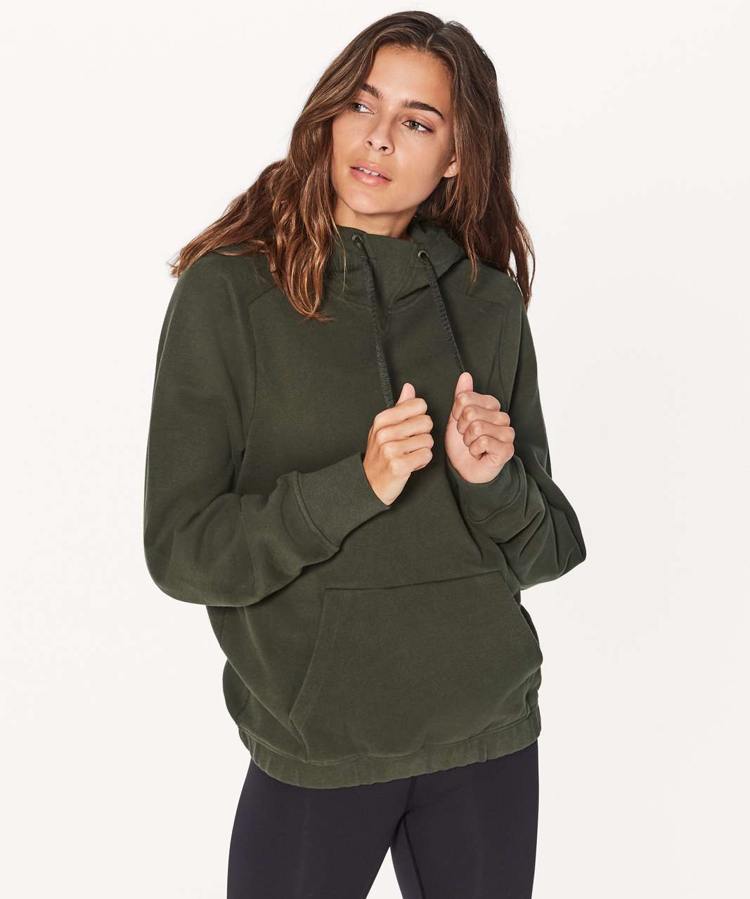 dark olive green hoodie