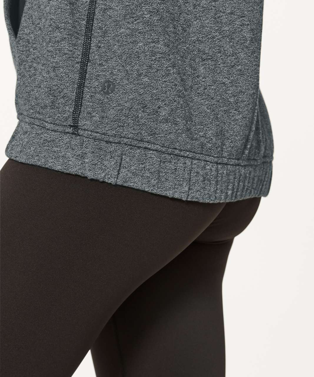 Lululemon Warm For Winter Hoodie - Heathered Speckled Black / Black