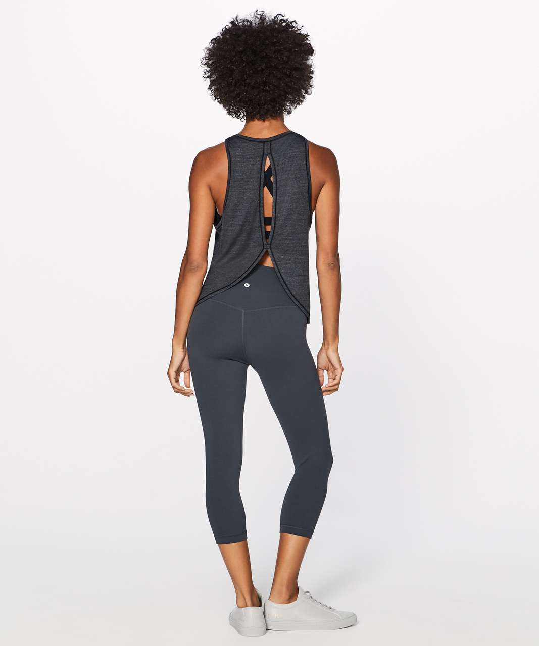 Lululemon Twist & Reach Tank - Heathered Black