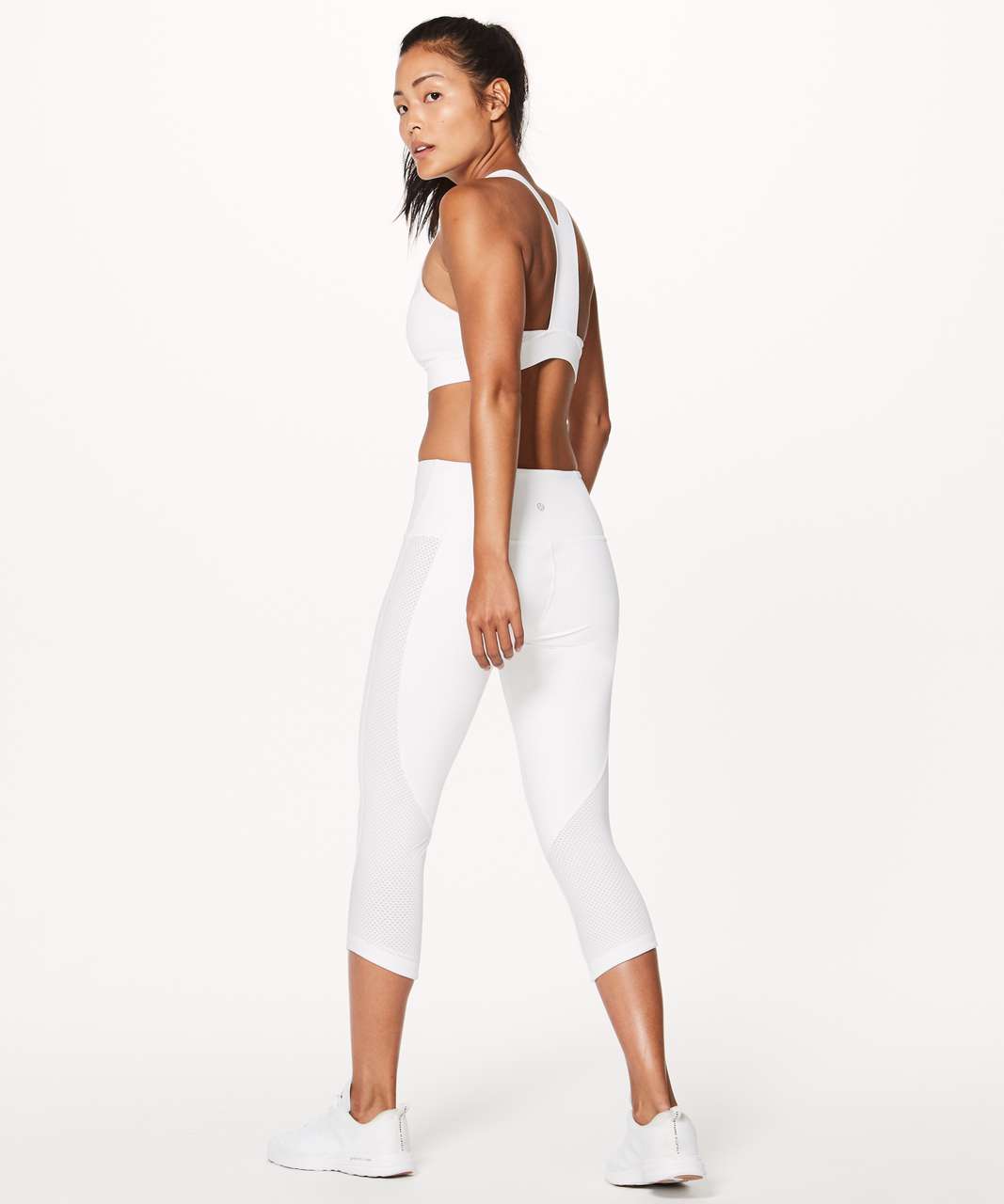 Lululemon Ready Set Go Crop (21") - White