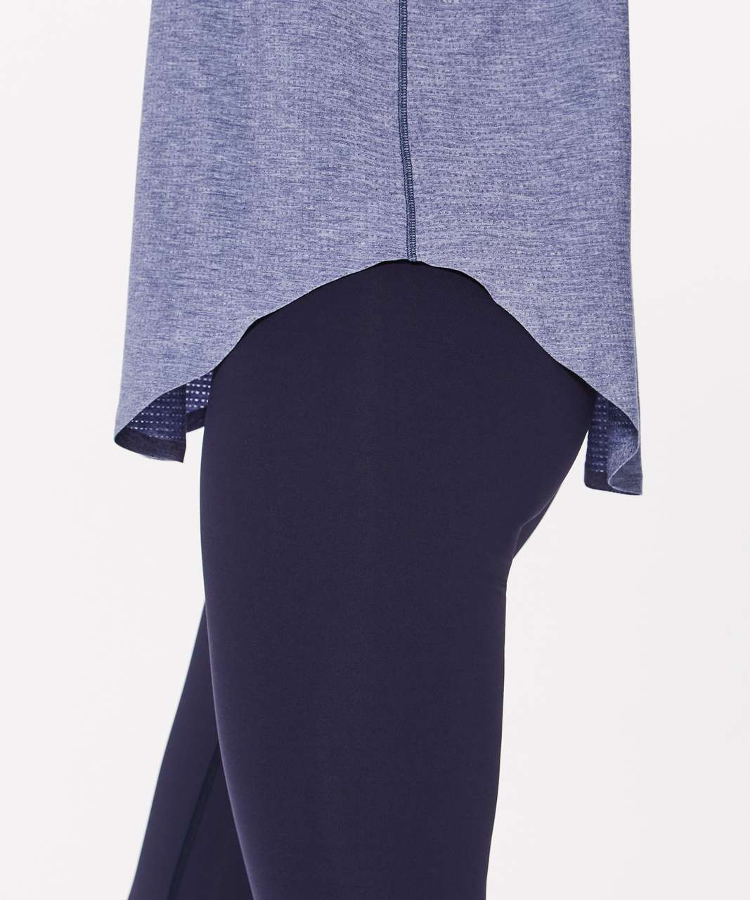 Lululemon Plank To Pike Tank - Heathered Twilight Blue / Twilight Blue