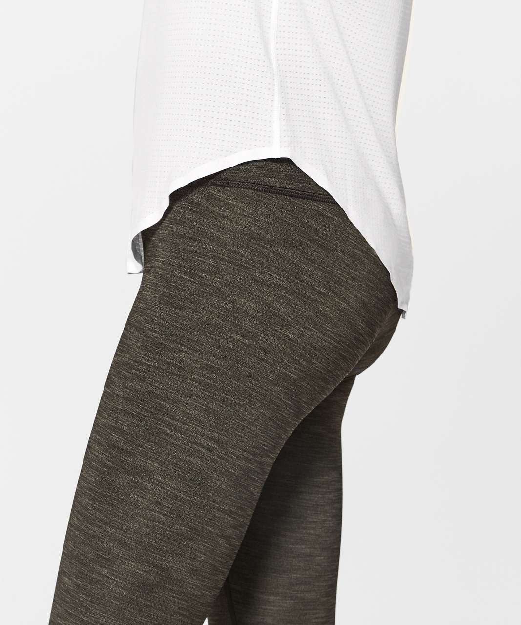 Lululemon Plank To Pike Short Sleeve - Heathered White / White