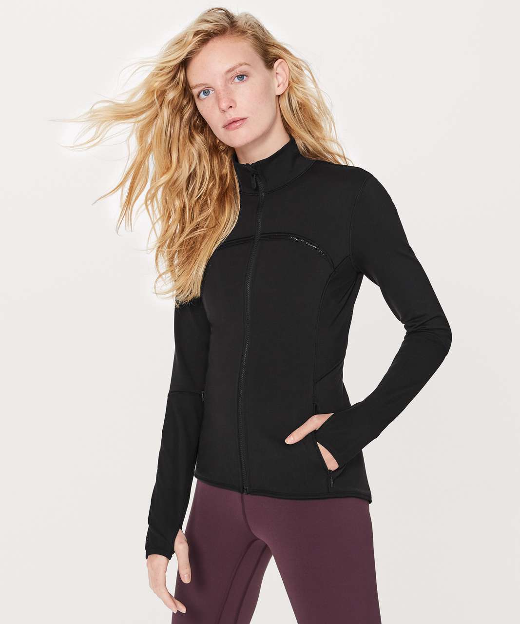 Lululemon Mesh Is More Jacket - Black - lulu fanatics