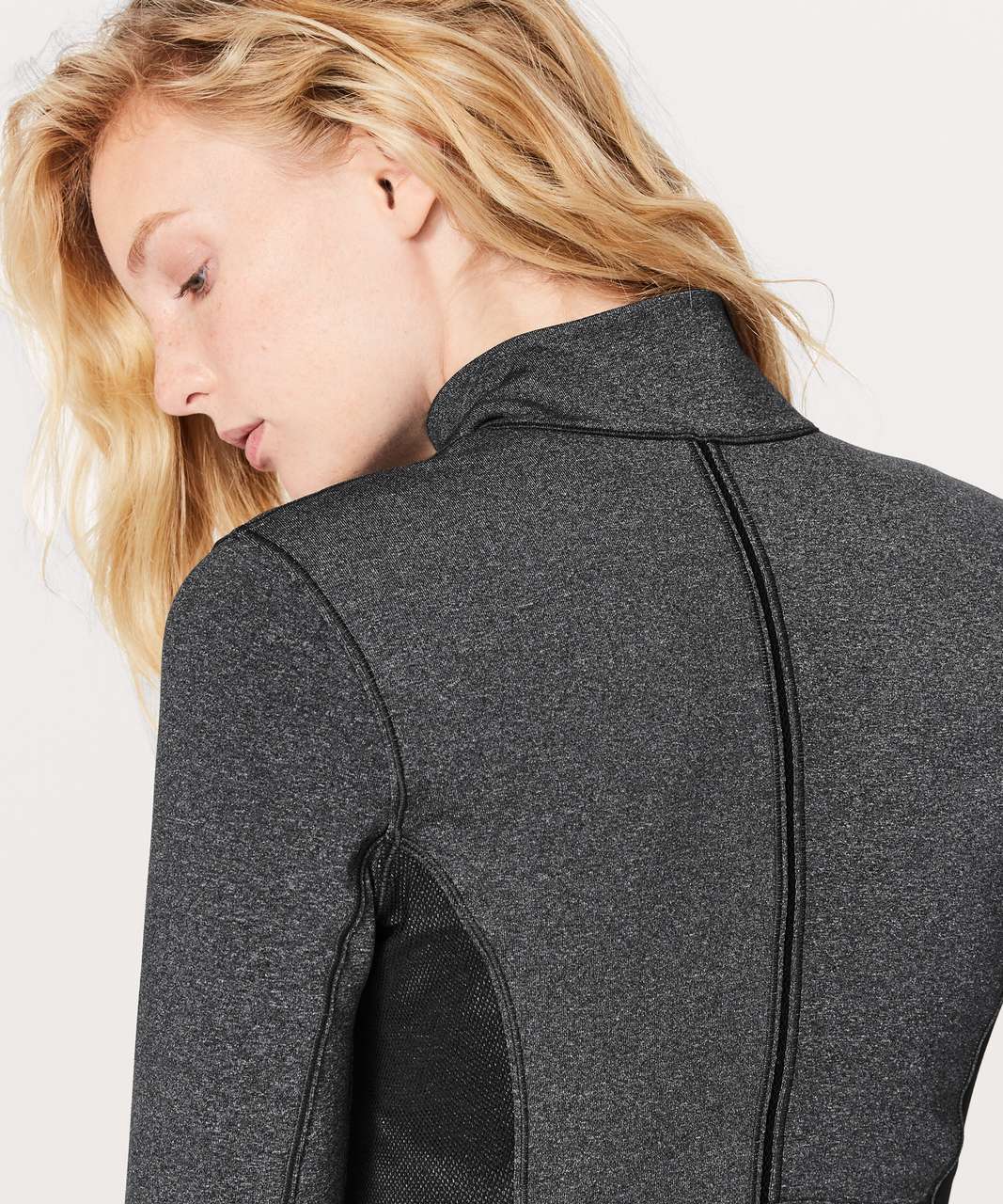 Lululemon Mesh Is More Jacket - Heathered Black