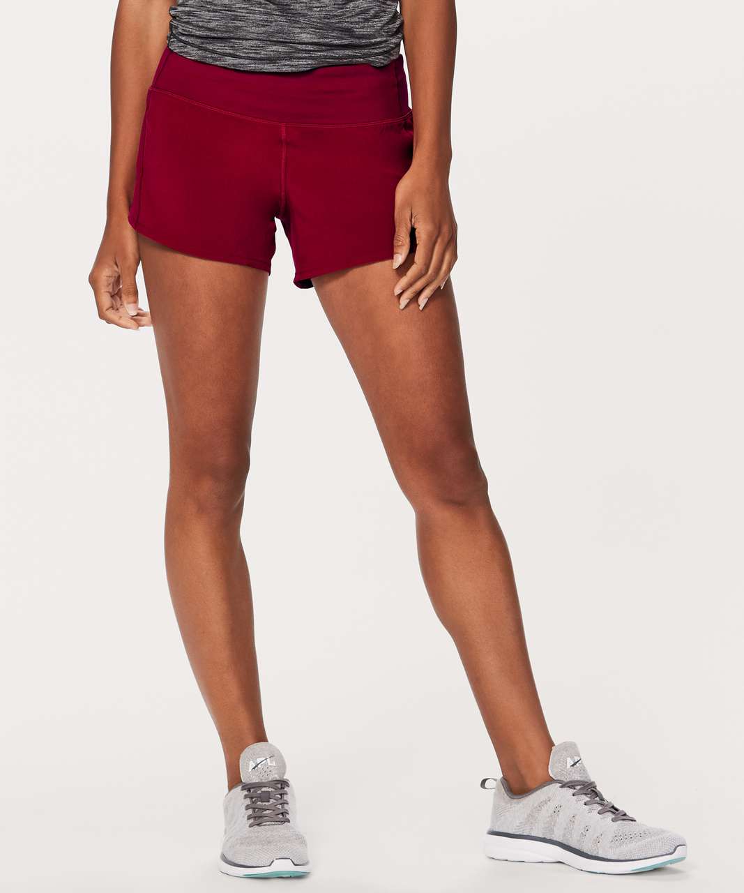 Lululemon Speed Up Short *Long 4" - Scarlet