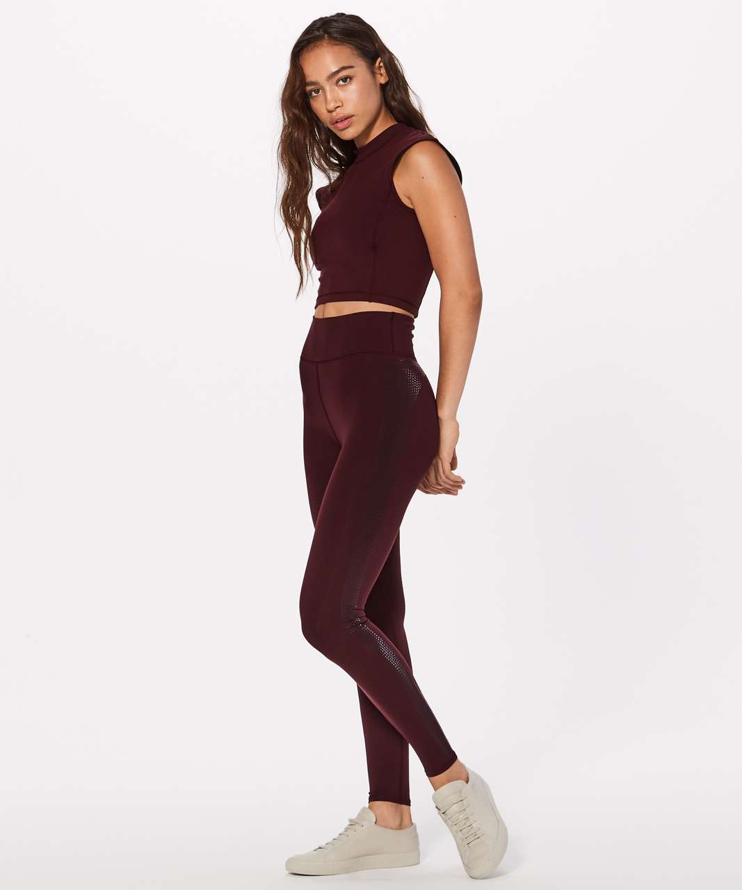 Lululemon Plank To Pike Tight (Everlux 28") - Garnet