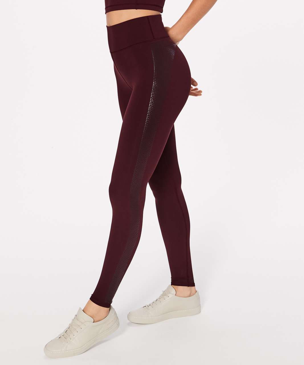 Lululemon Plank To Pike Tight (Everlux 28") - Garnet