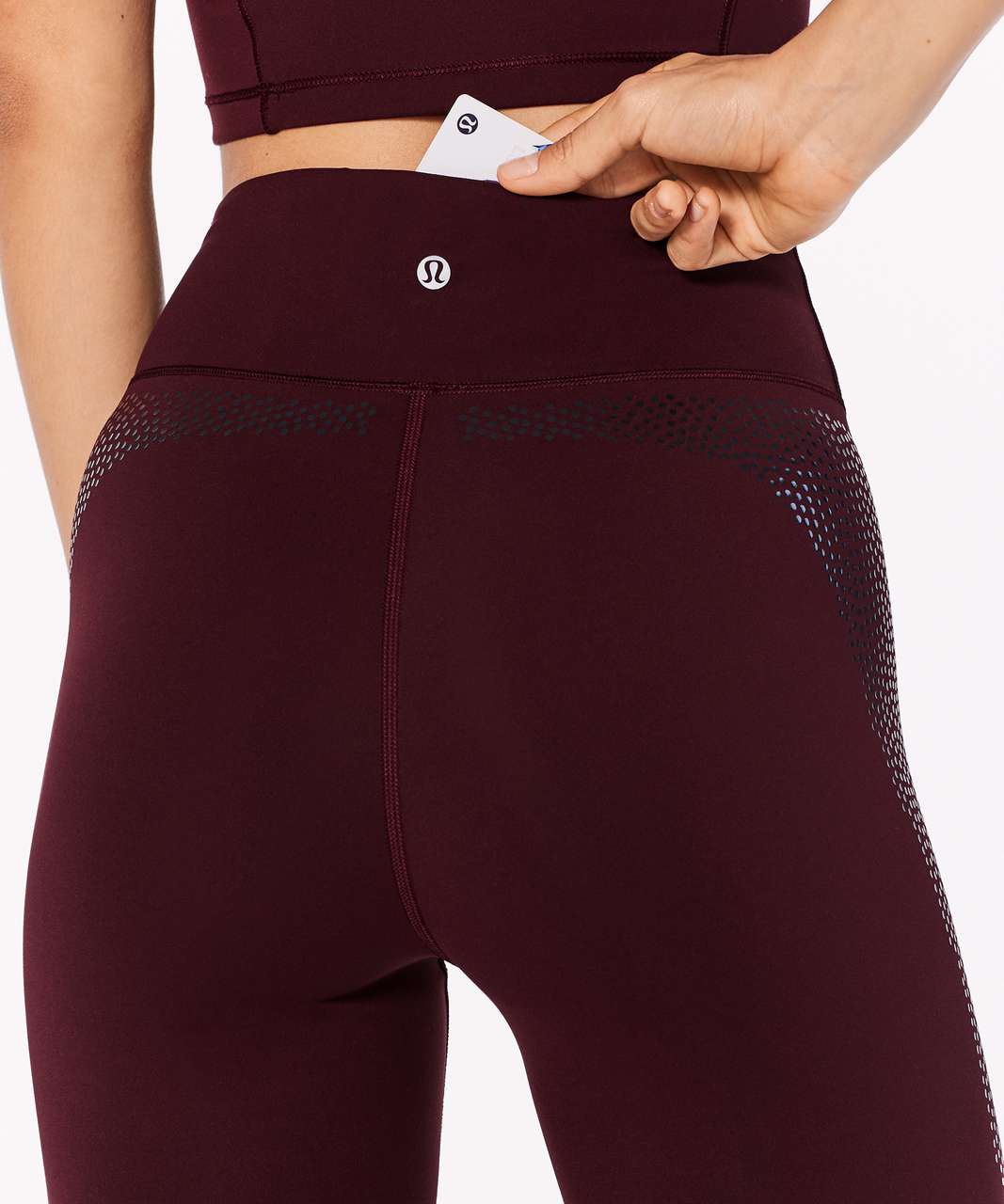 Lululemon Plank To Pike Tight (Everlux 28") - Garnet