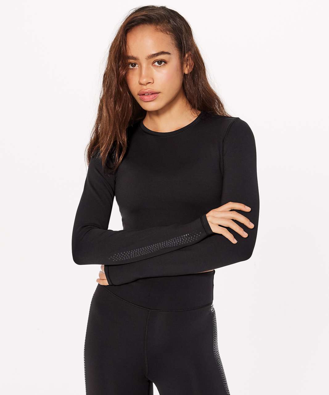 Lululemon Plank To Pike Long Sleeve (Everlux) - Black