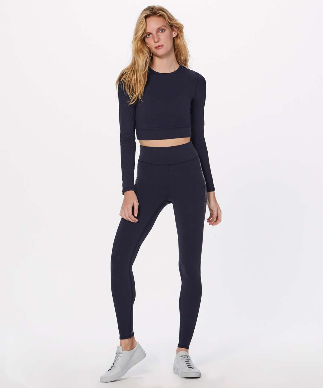 Lululemon Plank To Pike Long Sleeve (Everlux) - Midnight Navy