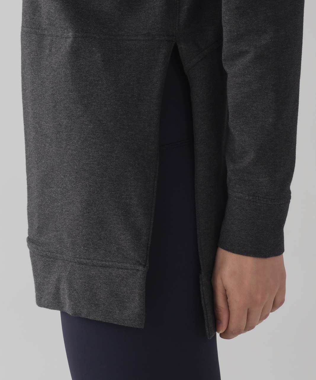 Lululemon Cut Above Hoodie - Heathered Black - lulu fanatics