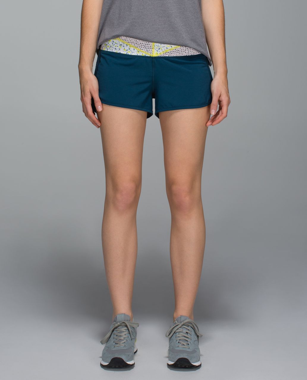 Lululemon Run:  Speed Short *4-way Stretch - Alberta Lake / Wi14 Quilt 26