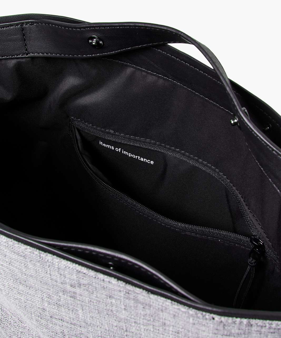 Lululemon All Set Foldover Crossbody - Heathered Black / Black