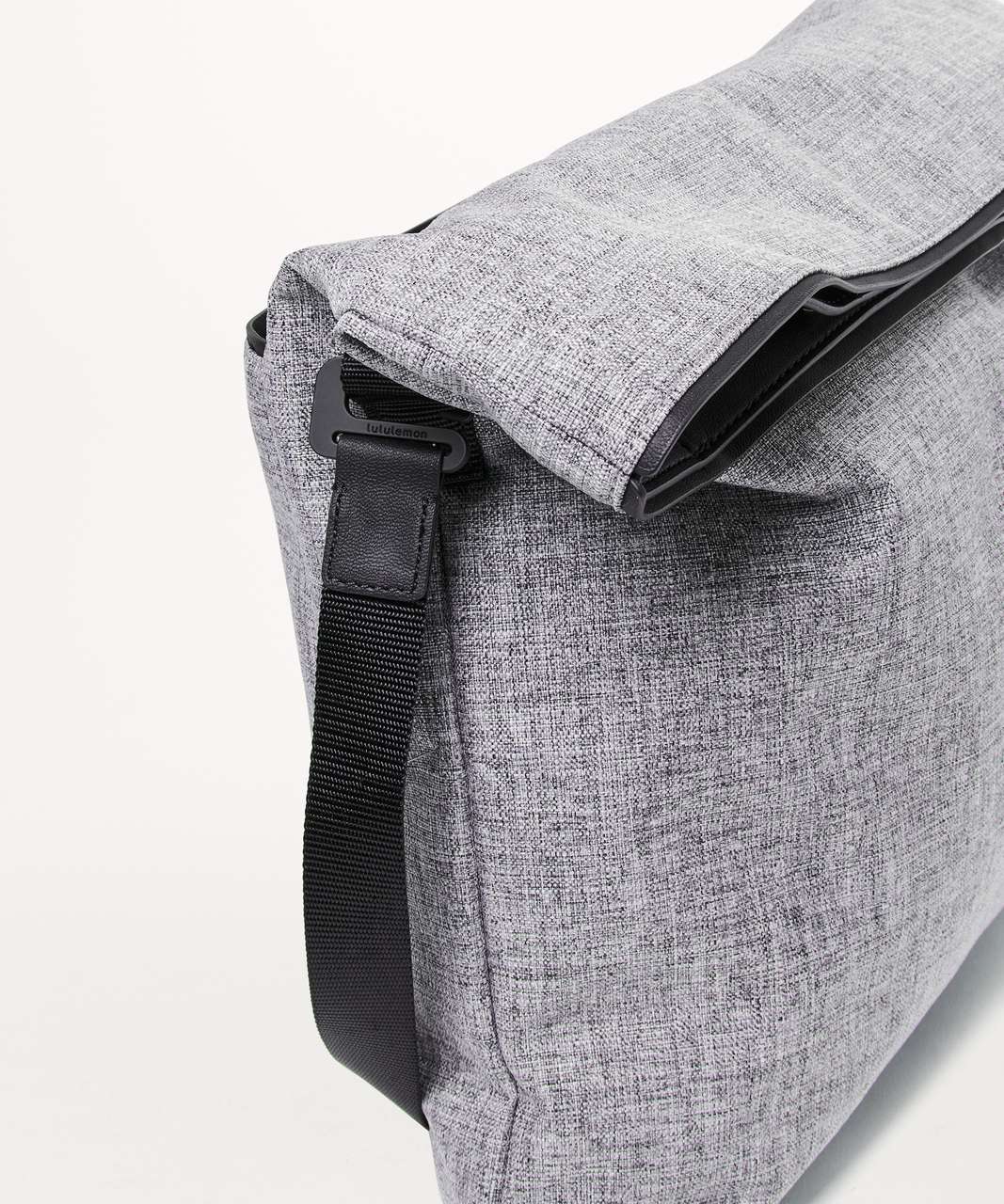 Lululemon All Set Foldover Crossbody - Heathered Black / Black