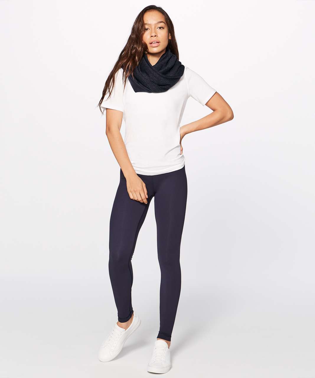 Lululemon Flow & Go Scarf - Midnight Navy / Black