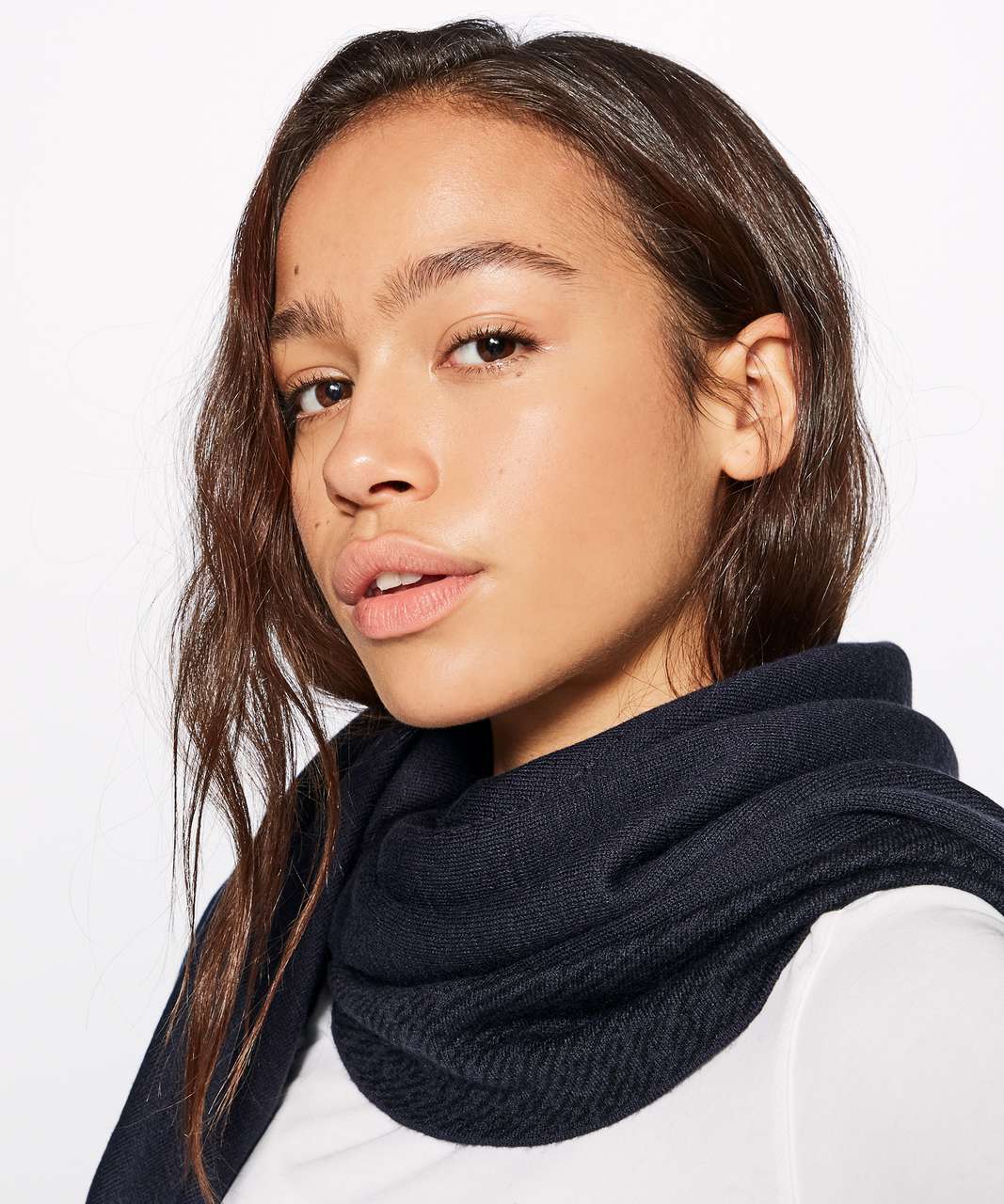 Lululemon Flow & Go Scarf - Midnight Navy / Black