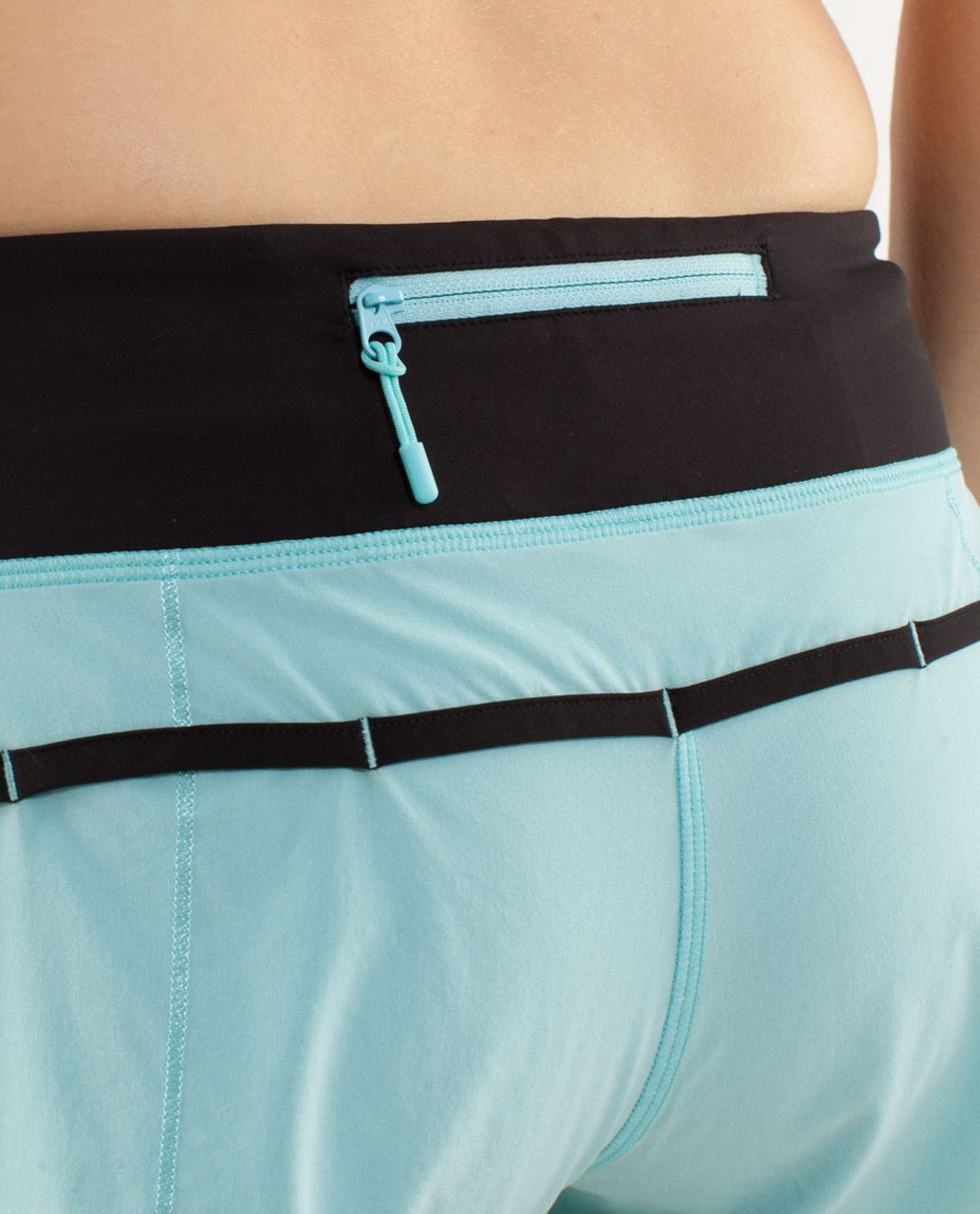 Lululemon Run:  Speed Short - Angel Blue / Black