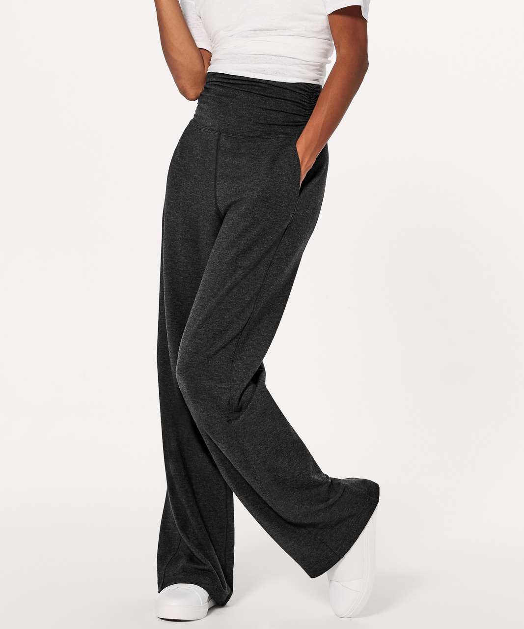 Lululemon Still Pant (Tall) - Heathered Black - lulu fanatics