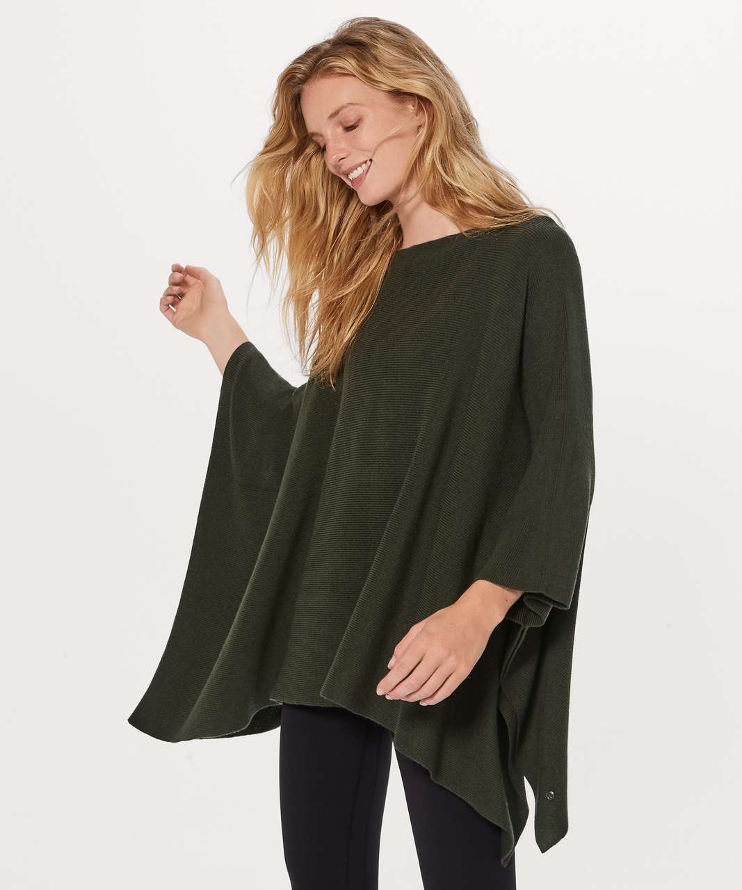 Lululemon Wool Be Cozy Poncho - Dark 