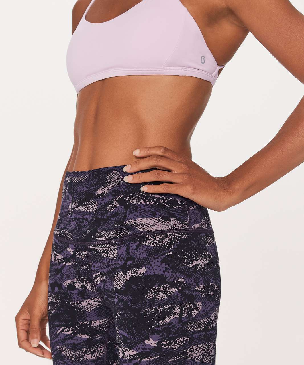 Lululemon Align Pant II (25") - Rip Wave Purple Thunder Black