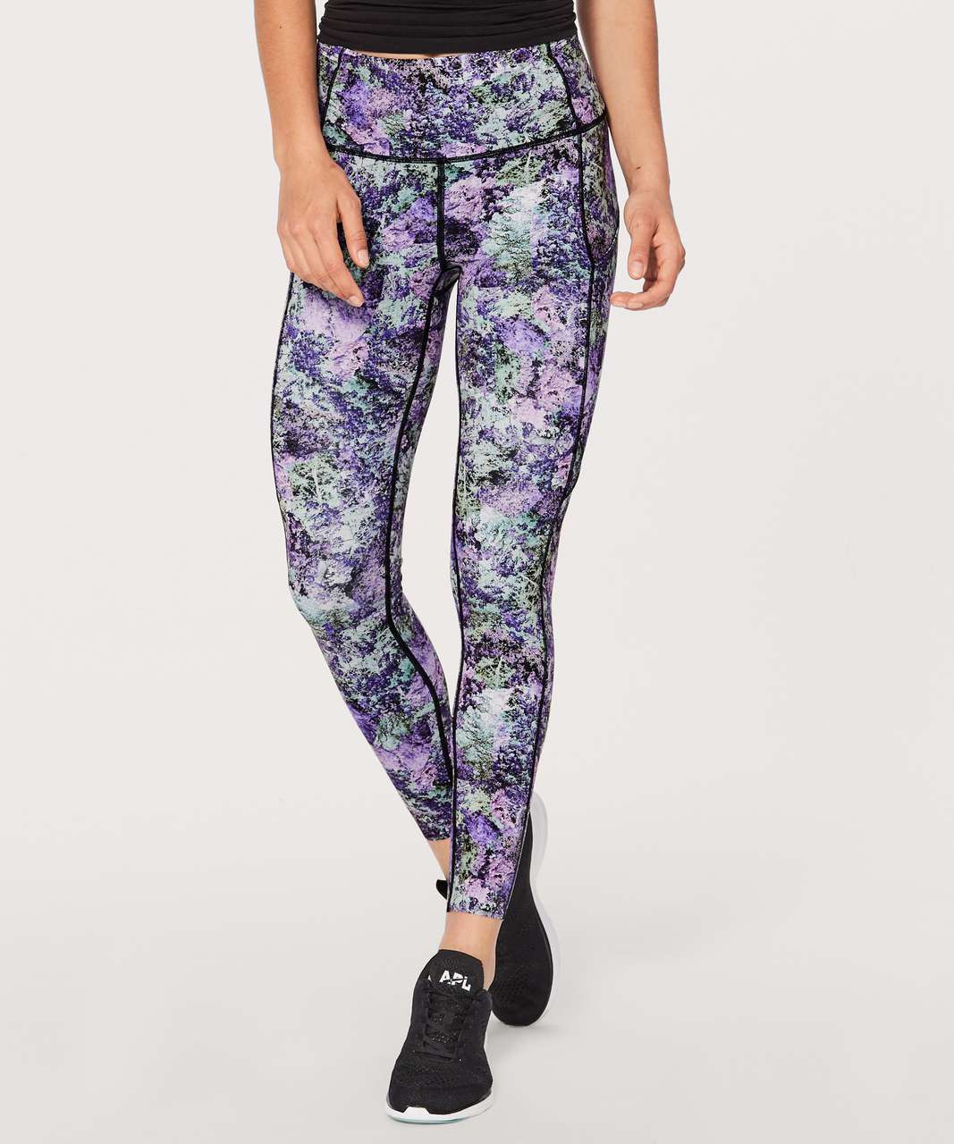 Lululemon Fast & Free 7/8 Tight II *Nulux 25 - Vivid Vision Multi