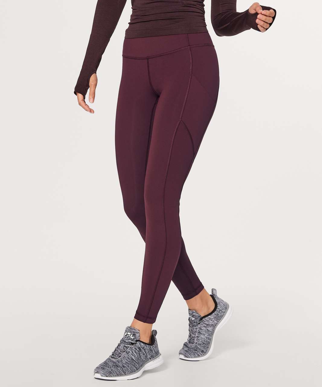 Lululemon Speed Up Tight Tall 31 - Dark Red - lulu fanatics