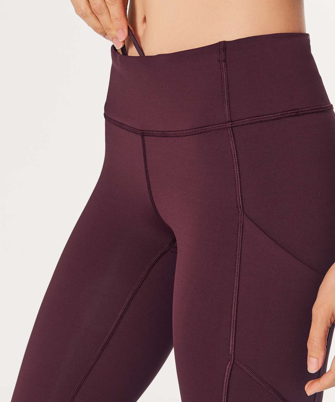 Lululemon Speed Wunder Tight 28 *speckle Shine In Burgundy