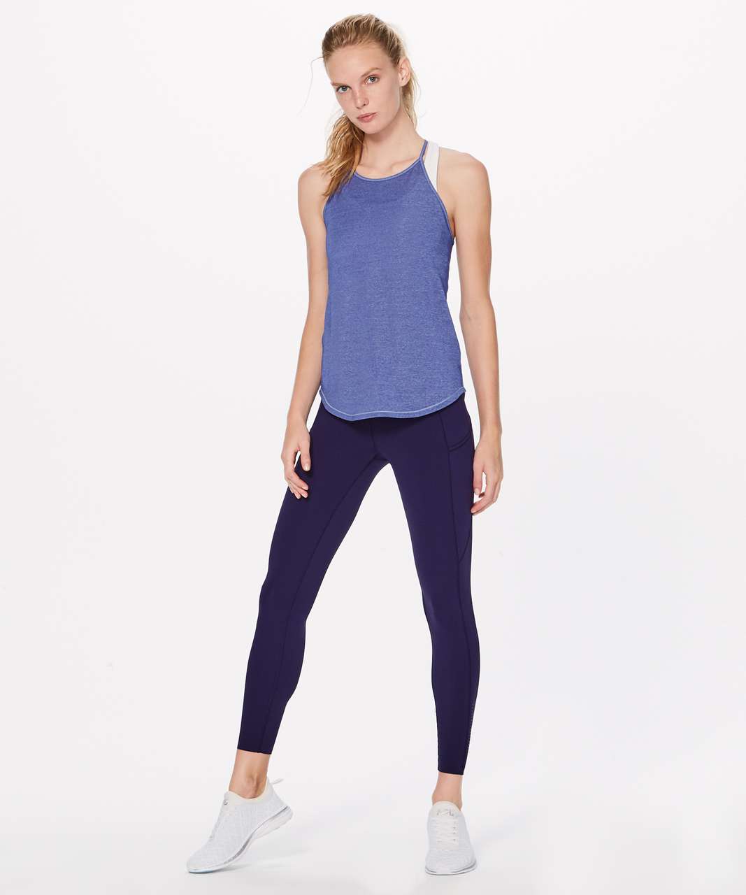 Lululemon Fast As Light Singlet - Heathered Psychic