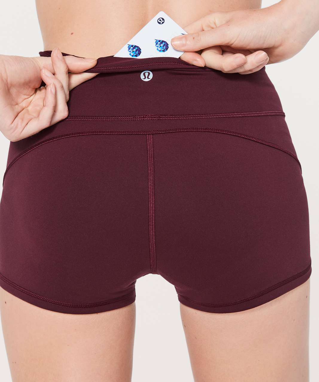 Lululemon In Movement Short (Everlux 2.5") - Garnet