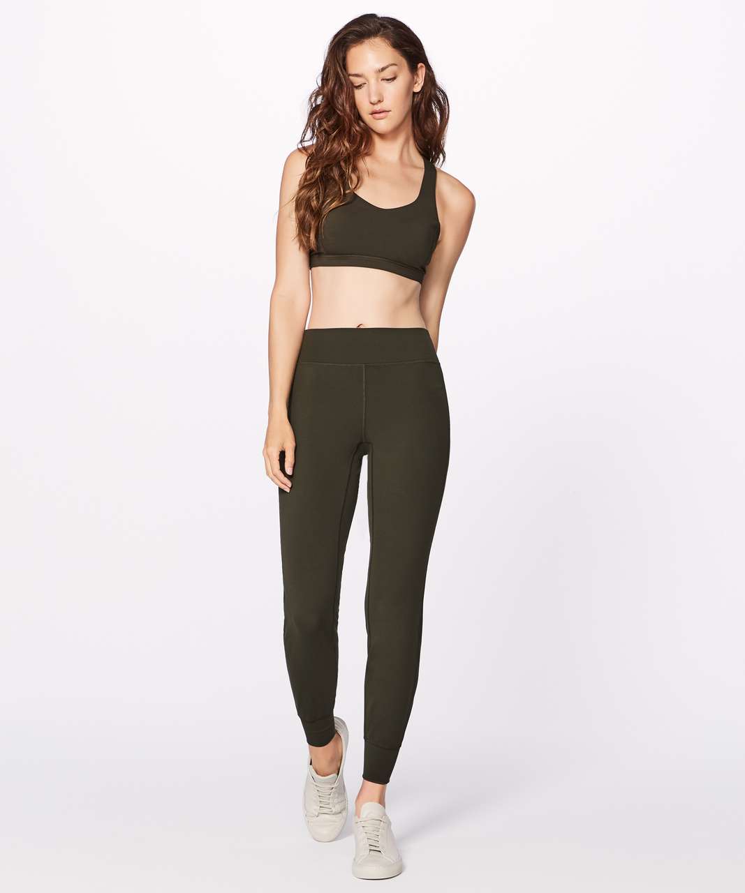 Lululemon Back In Action Jogger (29") - Dark Olive