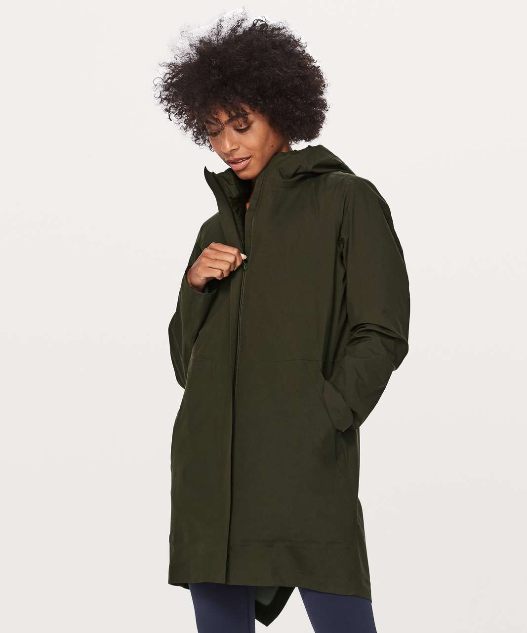 Lululemon Rain Haven Jacket *Insulated - Dark Olive