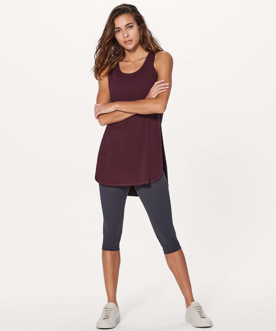 Lululemon Side Story Tank - Garnet