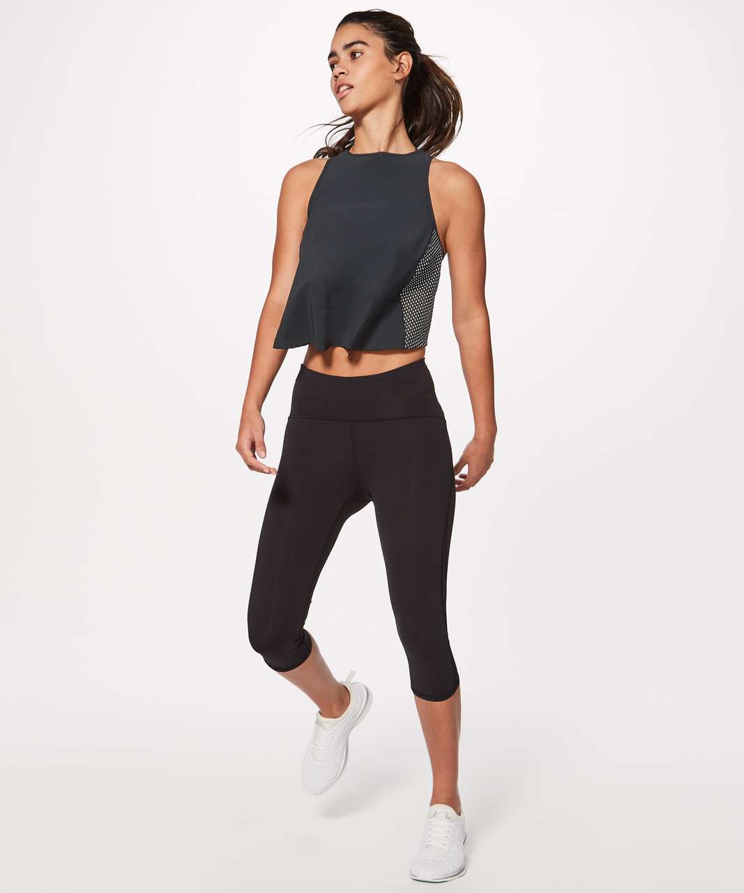 Lululemon Invigorate Tight *Shine Bright - Reflective Polka Dot Silver /  Black (AU Release) - lulu fanatics