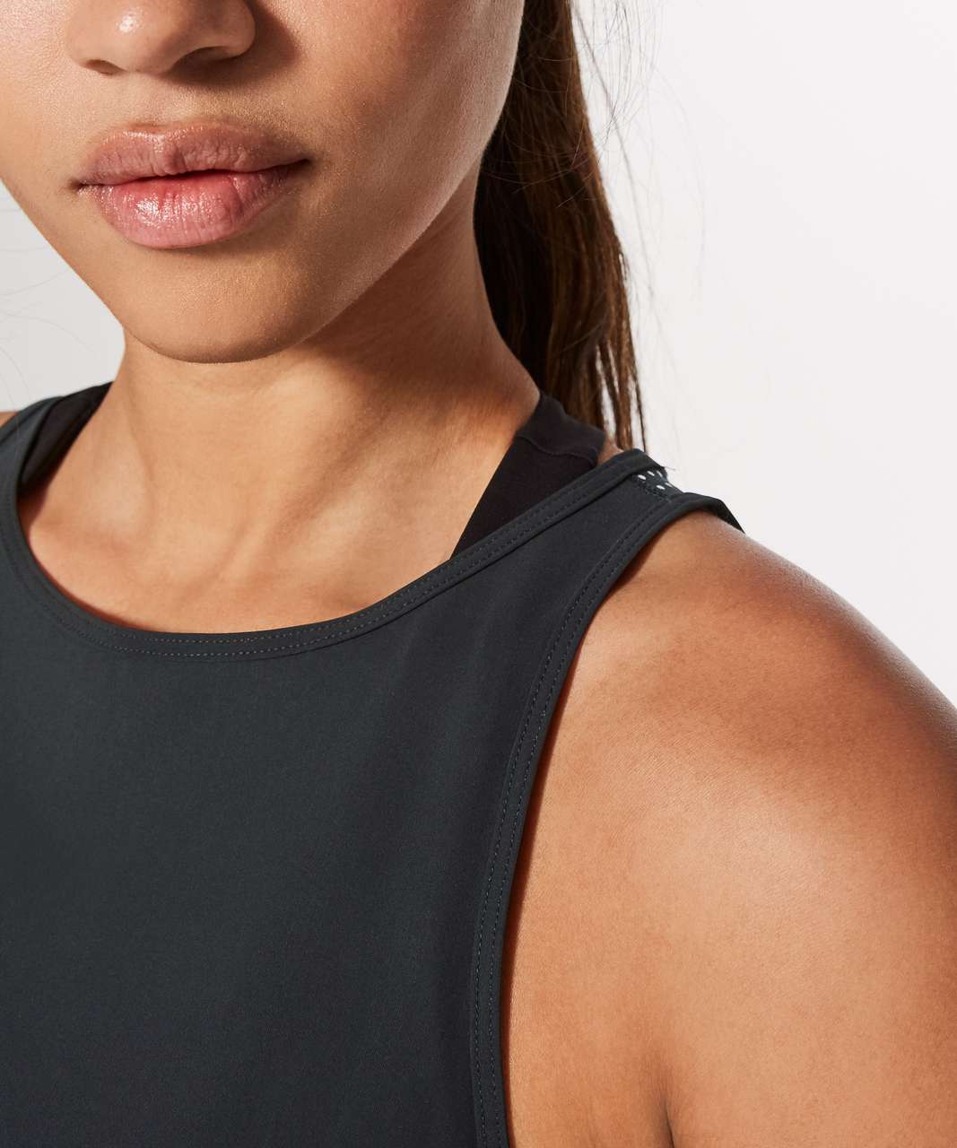 Lululemon Shine Bright Tank - Black / Reflective Polka Dot Silver