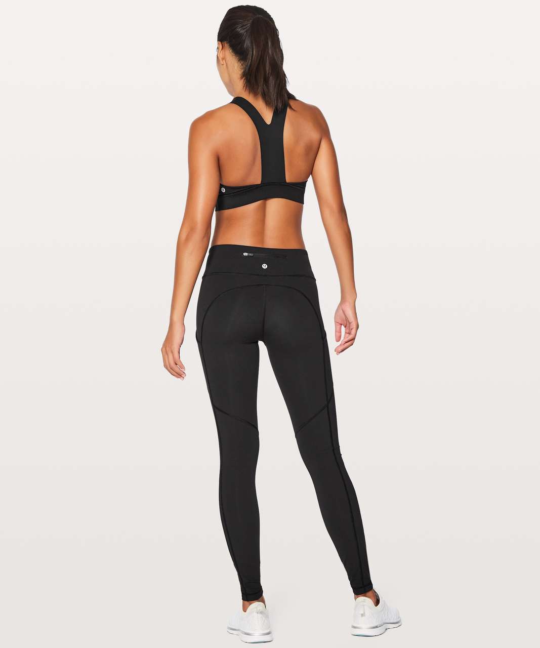 Lululemon Fast & Free Bra (Expression) (Nulux) - Black - lulu fanatics