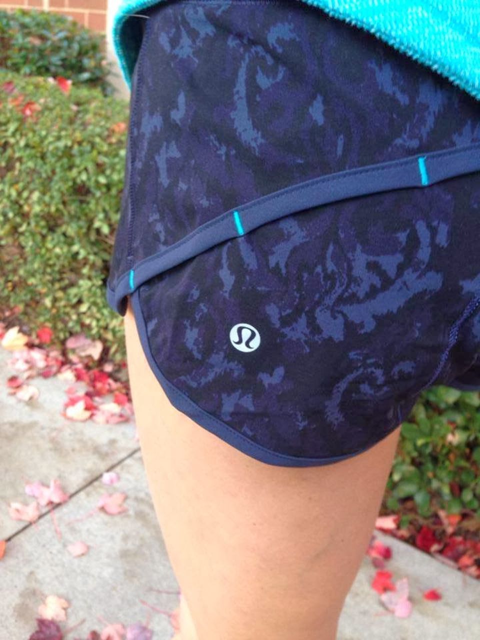 Lululemon Run:  Speed Short - Beautiful Baroque Inkwell / Inkwell / Surge