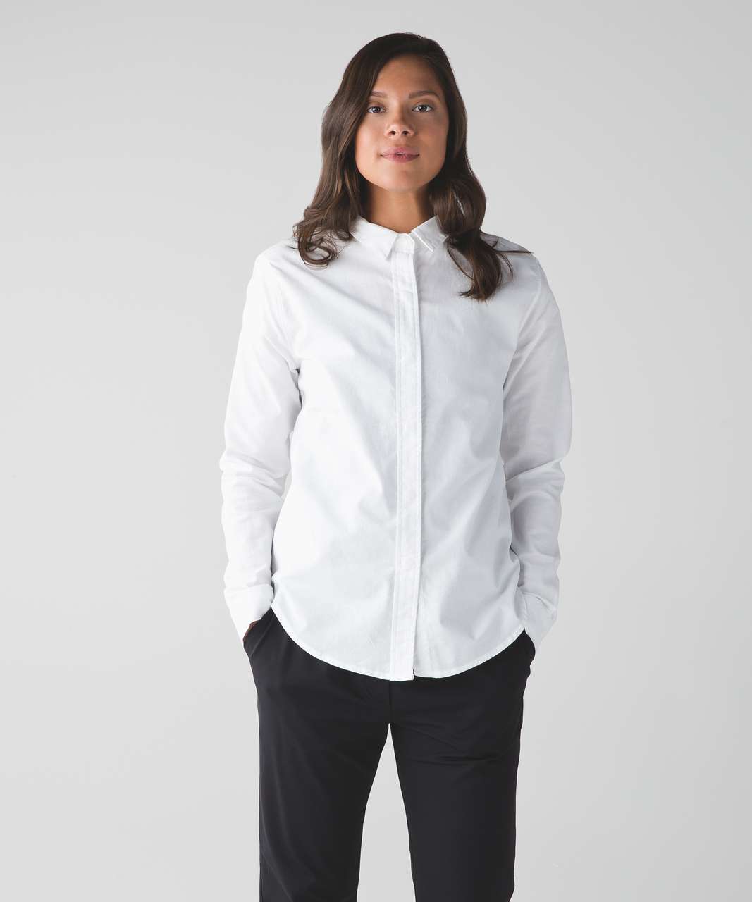 Lululemon Getaway Shirt - White / White