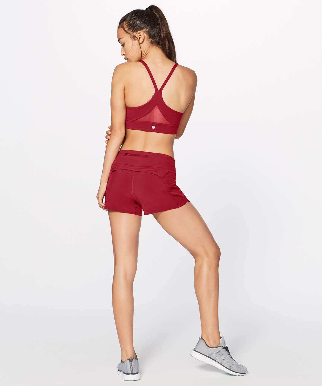 Lululemon Train Times Bra - Wee Are From Space Alpine White