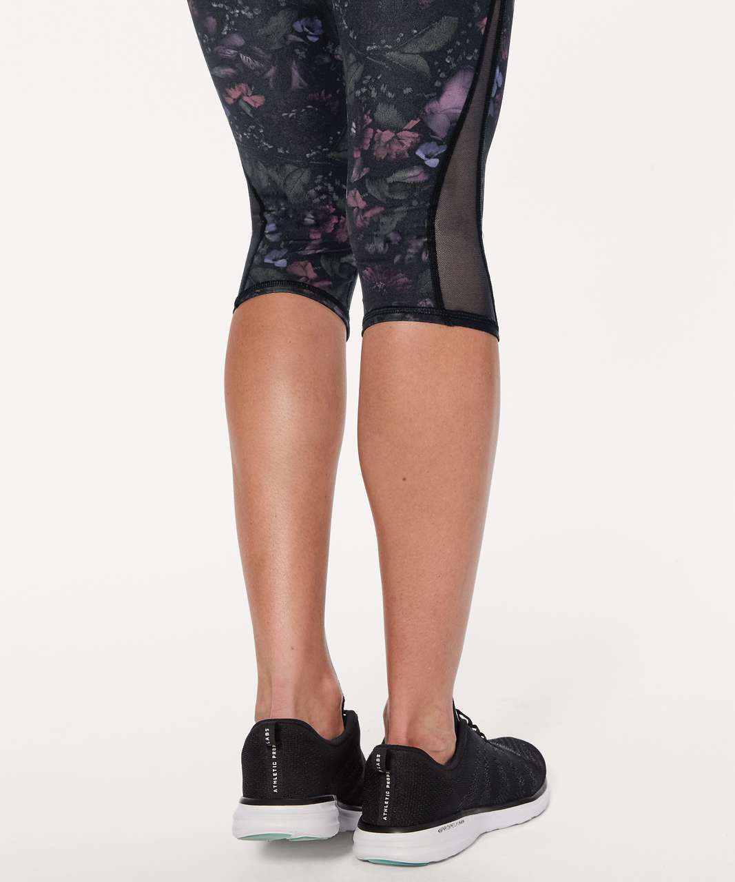 Lululemon Train Times Crop (17) - Frozen Flourish Multi / Black