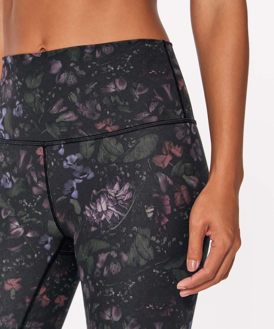 Lululemon Wunder Under Crop (Hi-Rise) (Full-On Luxtreme 21") - Frozen Flourish Multi