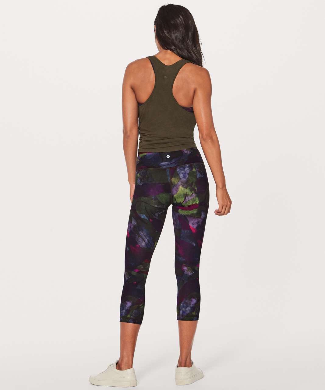 Lululemon Wunder Under Crop High-Rise *Spray 21 - Washed Asphalt Grey -  lulu fanatics