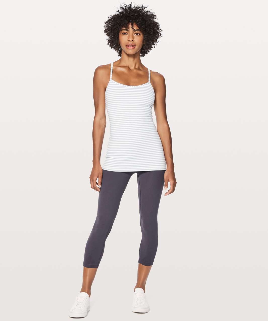 Lululemon Free To Be Tank - Classic Stripe Black White - lulu fanatics