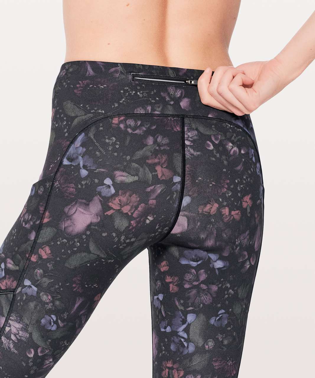 Lululemon Speed Up Crop (21") - Frozen Flourish Multi